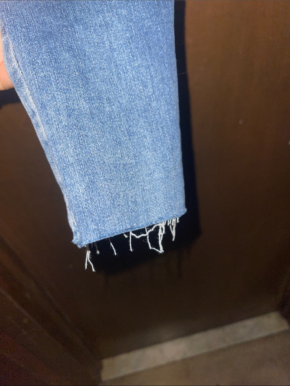 INC Denim Women’s Blue Skinny Jeans with Knee Distressing - Picture 5 of 5